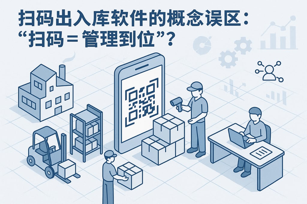 扫码出入库软件的概念误区：“扫码 = 管理到位”？